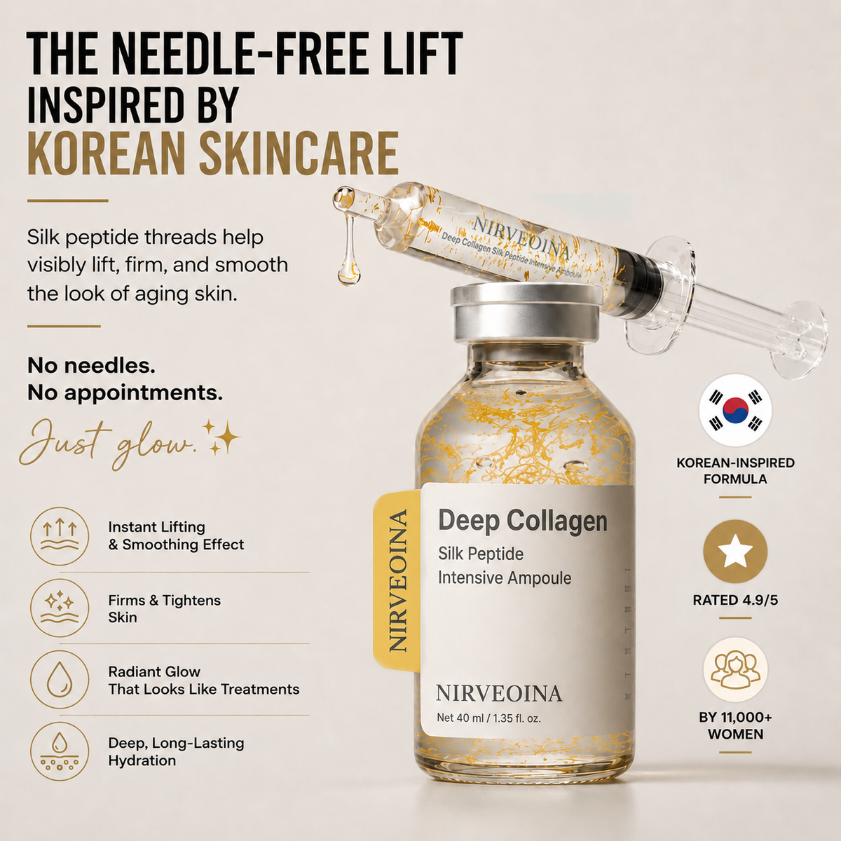 SilkGlow Collagen Peptide Ampoule