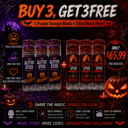 Halloween Glitter Stick for Face, Hair & Body